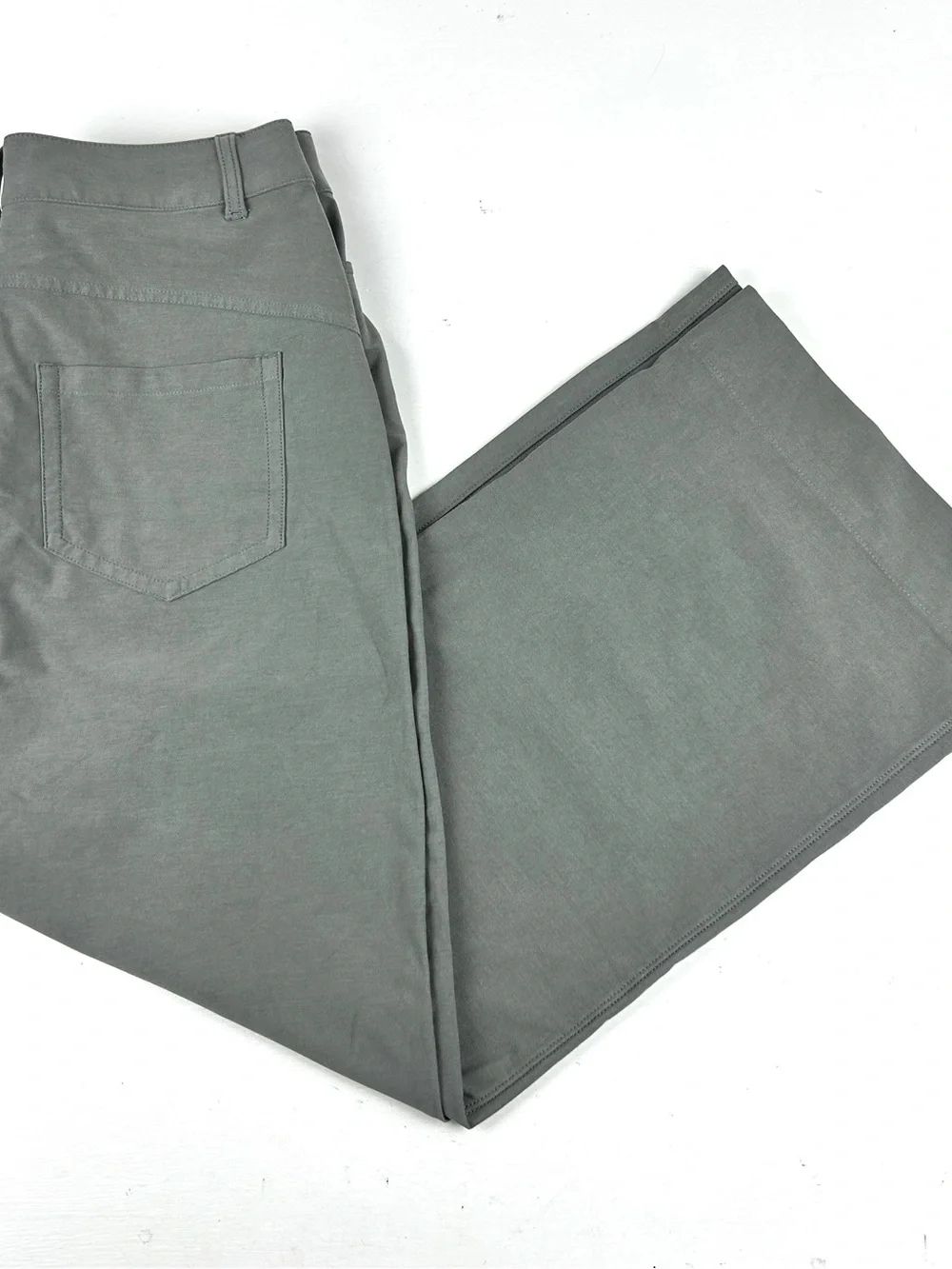 Lululemon LW5ENJS City Sleek 5 Pocket Wide-Leg High-Rise Pant Gray W 30
